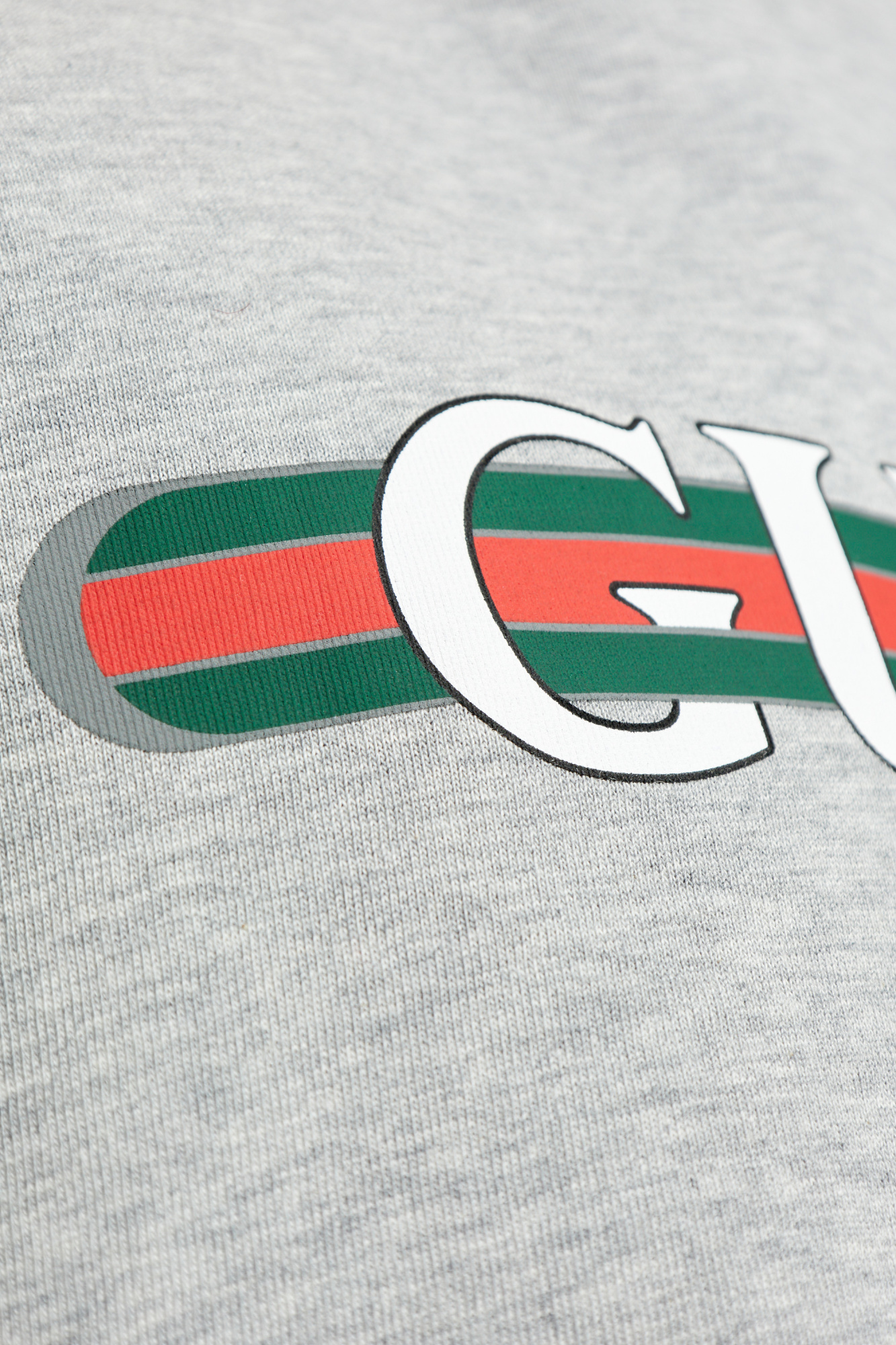 Grey T shirt with print Gucci Vitkac Canada